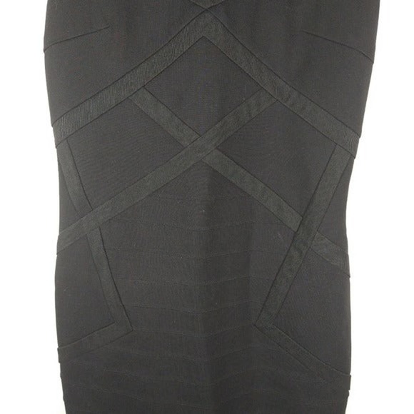 Maje Denier Raw Hem Dress in Black - Picture 5 of 7